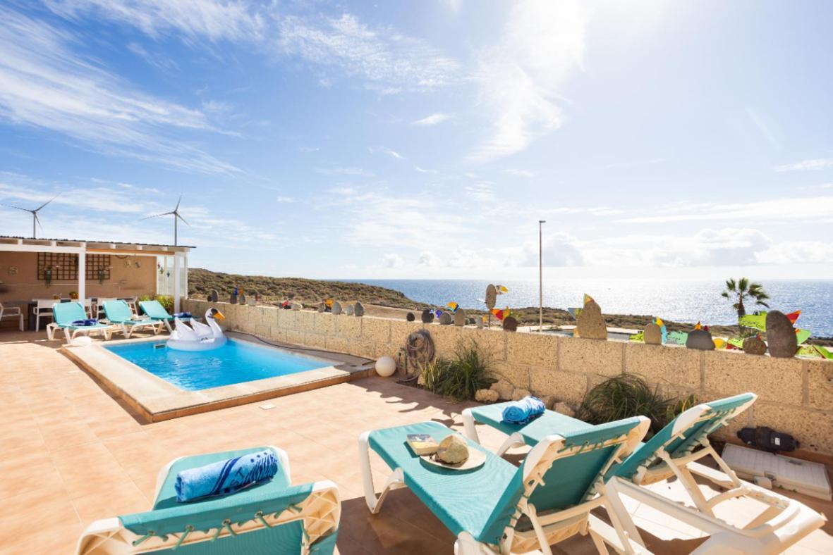 Casa Almendra - Private Pool - Ocean View - Bbq - Garden - Terrace - Free Wifi - Child & Pet-Friendly - 4 Bedrooms - 8 People La Listada Exterior foto
